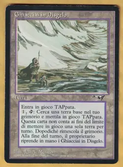 Thawing Glaciers (Alliances, Italian, Rare, 1996) MTG Foreign - Image 1