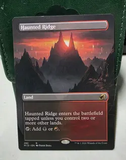 Haunted Ridge (Borderless) Innistrad: Midnight Hunt Regular NM MTG - Image 1