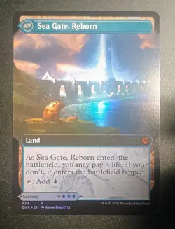 Sea Gate Restoration Zendikar Rising 333 EN Extended Art mtg FOIL - Image 2