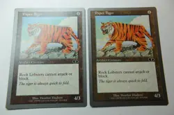 MTG Paper Tiger x2- -Unglued-Lightly Played - Image 1