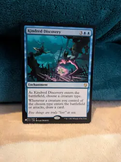 Kindred Discovery : blue MTG Magic - Image 1