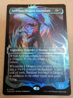 Sarkhan, Dragon Ascendant - #0403 (Showcase) Tarkir: Dragonstorm Foil - Mtg - Image 1