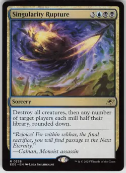 MTG Singularity Rupture Normal NM Promo Pack: Edge of Eternities Magic 228 - Image 1