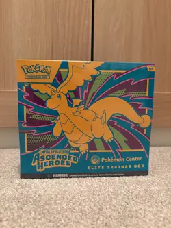 Pokemon TCG Pokemon Center Mega Evolution Ascended Heroes Elite Trainer Box ETB - Image 1