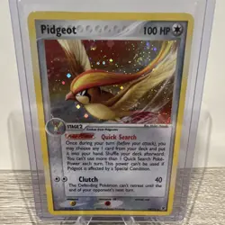 Nintendo Pidgeot 10/112 EX FireRed & LeafGreen Holo Rare 100 HP Pokemon TCG - Image 1