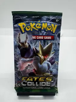 Pokemon 2016 XY Fates Collide Booster Pack From Tin – Alakazam Art Work - Image 1
