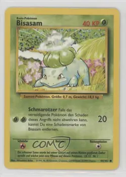 Bulbasaur German Pokemon Base Set #44 1999 - Image 1