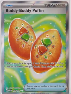 Pokemon - Buddy-Buddy Poffin 167/132 Me01: Mega Evolution Holo - Image 1