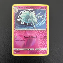 Pokemon TCG Alolan Ninetales Cosmic Eclipse 145/236 Rare Reverse Holo - NM - Image 1