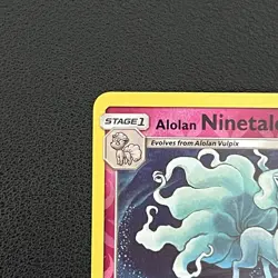 Pokemon TCG Alolan Ninetales Cosmic Eclipse 145/236 Rare Reverse Holo - NM - Image 4