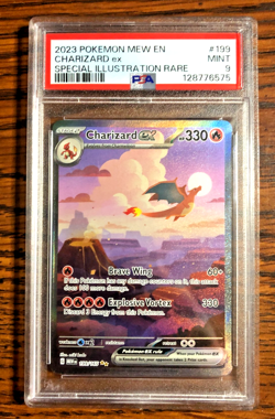 Charizard EX SIR #199 - PSA MINT 9 - 2023 Scarlet & Violet 151 - Pokemon TCG - Image 1