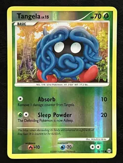 Pokemon Tangela Reverse Holo - Platinum Arceus - 76/99 NM - Image 1