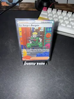 Lt. Surge's Bargain Mega Evolutions 185/132 Pokemon Special Illustration Rare NM - Image 1