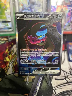 Pokemon TCG Munkidori EX 091/064 Shrouded Fable Sir NM/M Condition - Image 1