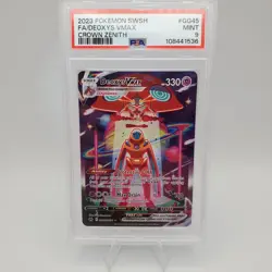 PSA 9 Deoxys VMAX GG45/GG70 Crown Zenith Galarian Gallery Pokemon - Image 1