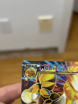 Pokemon XY M Camerupt EX Alternate Art Black Star Promos XY198a LP - Image 2