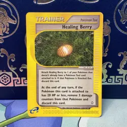 Healing Berry Trainer 125/147 Aquapolis Pokemon Card Lightly Played - Image 1