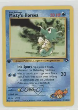 Misty's Horsea 1st Ed. Pokemon Gym Challenge #87 2000 - Image 1