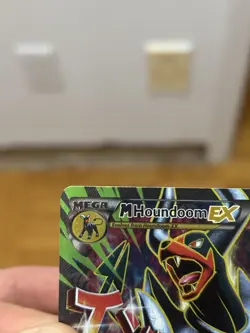 M Houndoom EX Full Art 154/162 XY Breakthrough Holo MP Pokemon TCG - Image 2