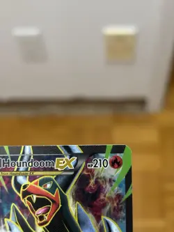 M Houndoom EX Full Art 154/162 XY Breakthrough Holo MP Pokemon TCG - Image 3
