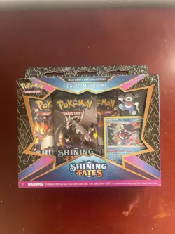 ✅Pokemon TCG: Shining Fates Mad Party Pin Collections Box: GALARIAN MR. RIME - Image 1