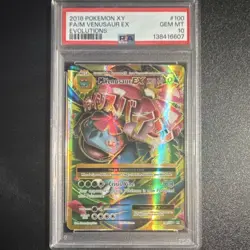 Pokemon M Venusaur EX Full Art Ultra Rare Holo Evolutions 100/108 PSA 10 - Image 1