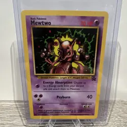 Wizards Mewtwo 14 Base Set Promo Regular Promo Basic 70 HP Pokemon TCG - Image 1