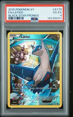2015 POKEMON XY BLACK STAR PROMOSFULL ART/LATIOS XY79 PSA 4 - Image 1