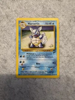 Pokemon TCG Wartortle Base Set 2 63/130 WOTC Stamped MP. - Image 1