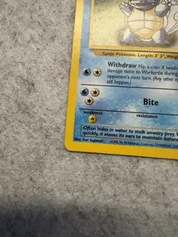 Pokemon TCG Wartortle Base Set 2 63/130 WOTC Stamped MP. - Image 4