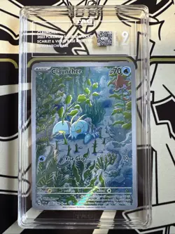 2023 POKEMON SVI EN-SCARLET & VIOLET ILLUSTRATION RARE #205 CLAUNCHER TAG 9 - Image 1
