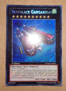 Yugioh Skypalace Gangaridai NUMH-EN045 Secret Rare 1st Edition - Image 1