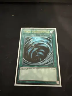Yugioh ITALIAN Mystical Space Typhoon AP08-IT002 Ultimate Rare Promo LP - Image 1