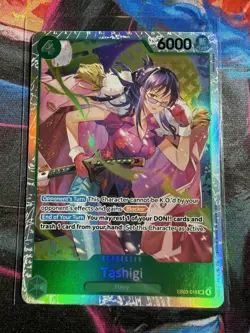 One Piece Card Game Tashigi SR EB03-018 English NM Heroines Edition - Image 1