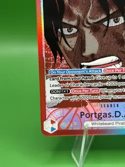 One Piece Carrying on His Will #OP13-002 Portgas.D.Ace Alt Art - Image 5