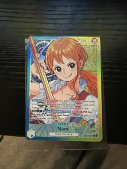 Nami (041) (Alternate Art) OP11-041 A Fist of Divine Speed Foil - Image 1