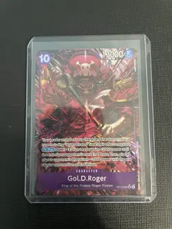 One Piece CCG Gol D. Roger SR Alternative Art Card OP13-064 - Image 1