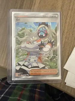 Pokemon Card Eri 199/162 Temporal Forces Full Art Holo Trainer - Image 1