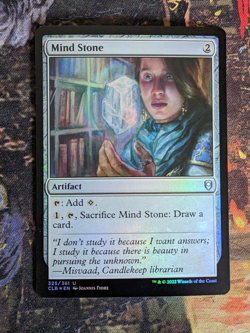 MTG Card: Mind Stone (CL: Battle for Baldur's Gate) FOIL - Image 1