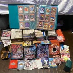 HUGE YuGiOh Cards TCG Collection - Some Holos, Rares, & Vintage Tins Shonen Jump - Image 1