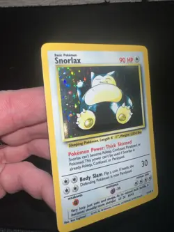 Snorlax 11/64 Holo NO SYMBOL ERROR Jungle Pokemon Card NM - Image 5