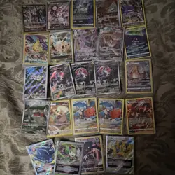 Pokemon Umbreon Sylveon Mew Pikachu Gengar Full Art Holo Foil Lot 24 Cards - Image 1