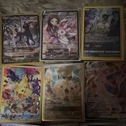 Pokemon Umbreon Sylveon Mew Pikachu Gengar Full Art Holo Foil Lot 24 Cards - Image 2
