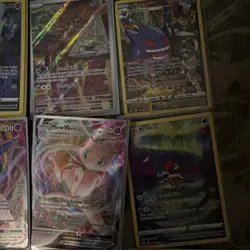 Pokemon Umbreon Sylveon Mew Pikachu Gengar Full Art Holo Foil Lot 24 Cards - Image 3