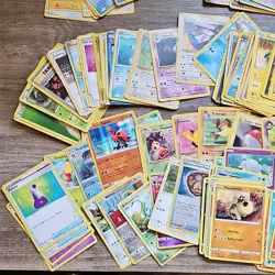 Pokemon TGC lot of hundreds of heavy played/damaged cards of all types and sets - Image 5