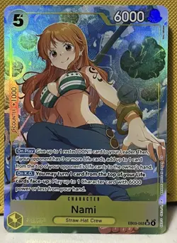 One Piece Card Game Nami SR Alt Art EB03-053 English NM Heroines Edition🔥🔥 - Image 1
