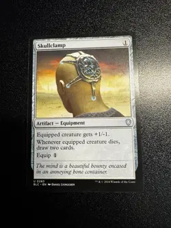 Skullclamp Commander: Bloomburrow Regular - Image 1