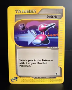 Pokemon TCG - SWITCH - 157/165 - E-Card Series: Expedition 2002 - NM/MINT - Image 1