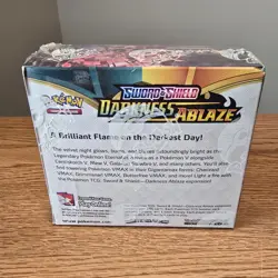 Pokemon TCG ~ Sword & Shield Darkness Ablaze Booster Box ~ Sealed - Image 3
