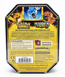 Pokemon TCG Hidden Fates Gyarados GX Tin Factory Sealed Brand New 820650804816 - Image 3